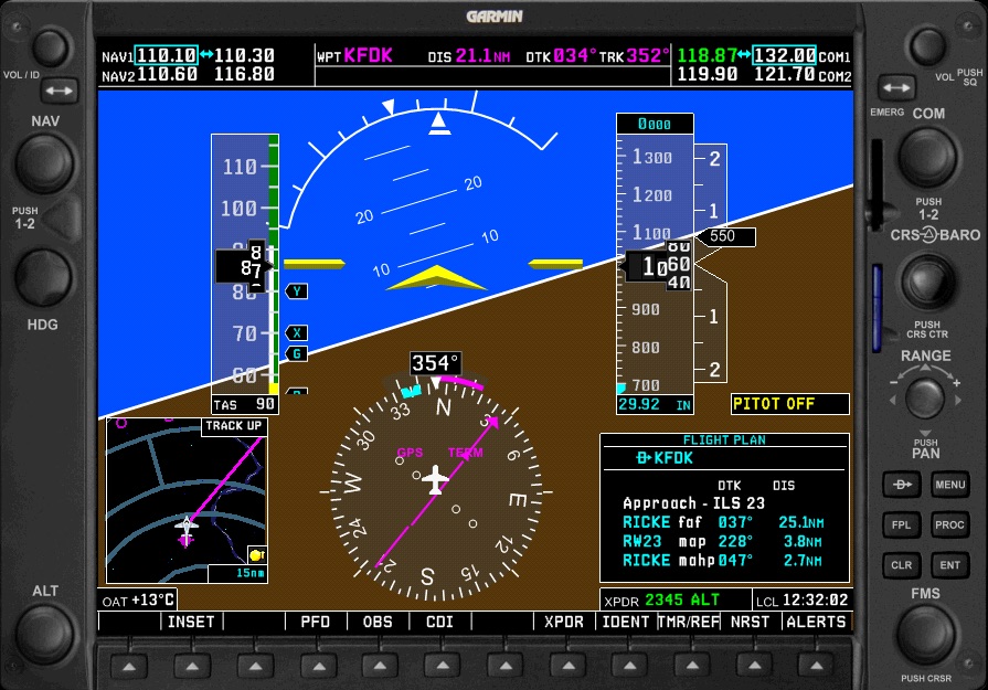 G1000 Primary Flight Display (PFD)